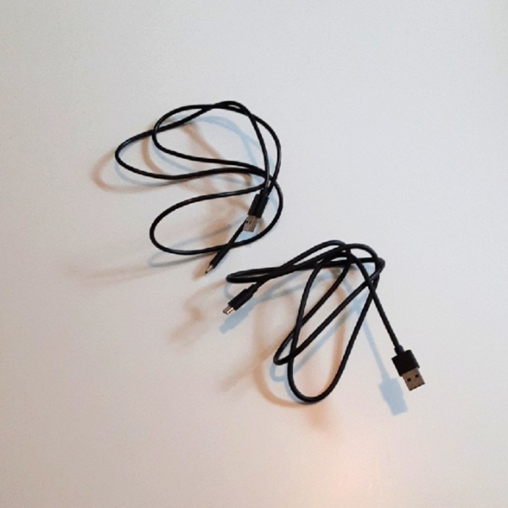 FREE WITH BUNDLE! - Two USB-A to USB-C Cables